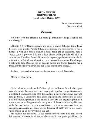 [Mat Joubert 01] • Doppio Colpo